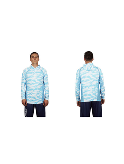 Джерси с капюшоном Nautilus SPF цв. blue р-р. XL (ice silk)