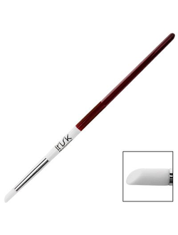 Кисть силиконовая Sculptor белая Скошенный Овал