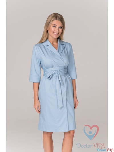ПЛАТЬЕ медицинское Dr.Super "Spring" голубое