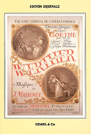 Massenet. Werther Klavierauszug (fr/en)