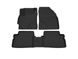 Коврик салонный полиуретановый (черный) для Toyota Corolla (19-Н.В)  (Борт 4см)