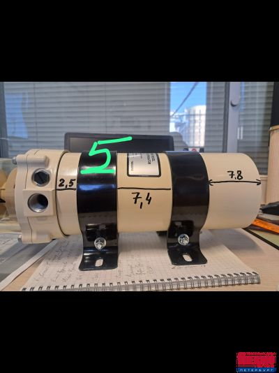 Комплект подогрева для 1-го фильтра сепаратора Racor 731000 FH 24В (150Вт) (терм.50/10)