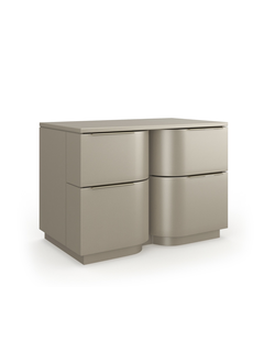 ПРИКРОВАТНАЯ ТУМБА OBLIQUE LARGE NIGHTSTAND (L) (L81*P48*H58) CLA-024-067 CARACOLE