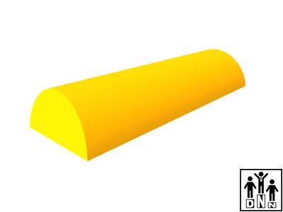 Мягкий модуль полуцилиндр 900x300x150