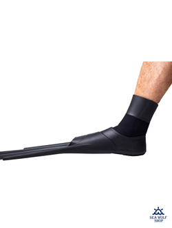 Ласты длинные 43/44 Marlin TRITON сред.жестк. black L