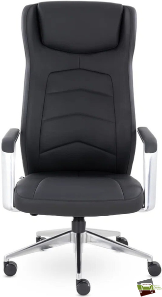 Кресло EPIK A-112-G L114 (кожа черная)