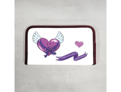 Пенал бордовый #9 на День влюблённых, 14 февраля