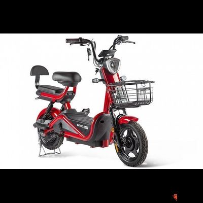 Электроскутер INTRO BUMP с АКБ черно-оранжевый