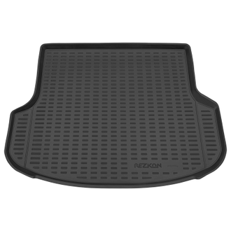 Коврик в багажник пластиковый (черный) для Kia Sorento (12-15)  (Борт 4см)