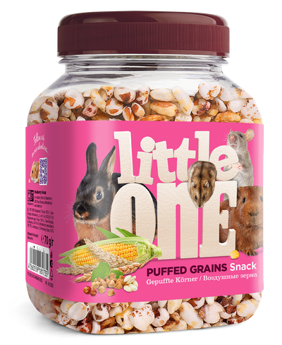 Little One для грызунов воздушные зёрна 100 г