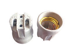 Ecola патрон керамический E27 Белый AB7SCWEAY