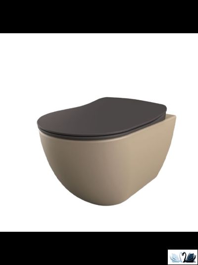 Унитаз Creavit Free FE320-11CM00E-0000 Cappucino подвесной, бежевый