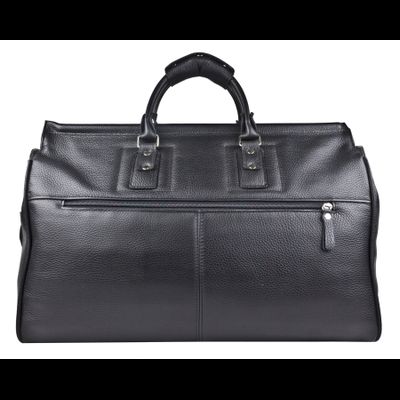 Кожаный саквояж Fabriano black (арт. 4008-01)