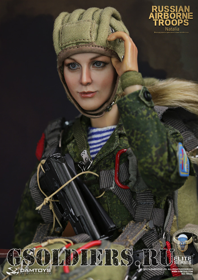 Российская десантница - Коллекционная фигурка 1/6 RUSSIAN AIRBORNE TROOPS NATALIE (78035) - DAMToys
