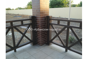 Ограждения ДПК Темно-коричневый