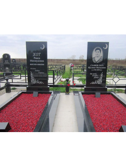 Мусульманский памятник Плита с полумесяцем