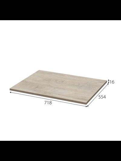 Этна полка для шкафа 50 Дуб эндгрейн 1ПЛ