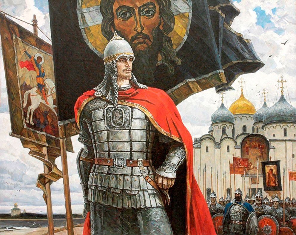 Юрий Пантюхин. Александр Невский. Левая часть триптиха &laquo;За Землю Русскую&raquo;. 2003 год