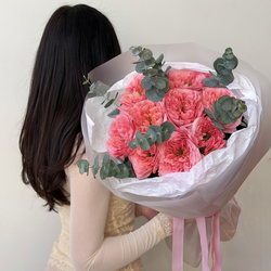 Букет из 9 роз Mandarin X-pression