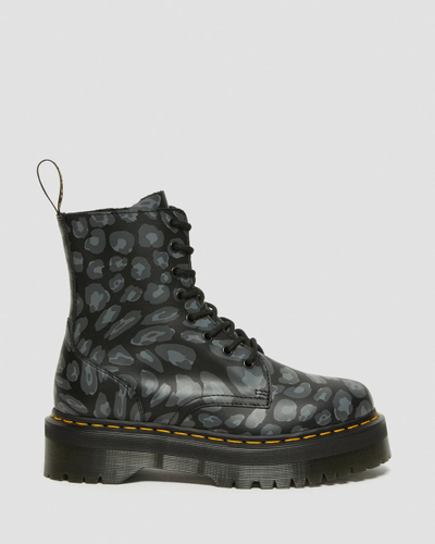 Ботинки Dr. Martens JADON LEOPARD PRINT PLATFORM BOOTS