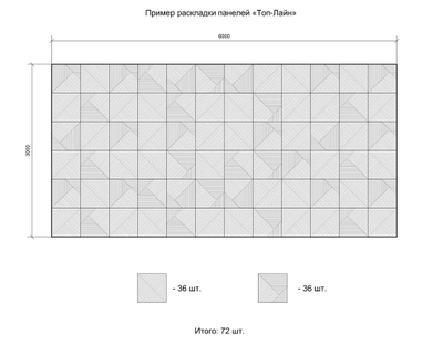 Гипсовая 3D панель "Топ-лайн"
