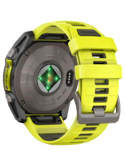 Часы Garmin Fenix 8 —51mm Solar Sapphire Titanium Amp Yellow / Graphite