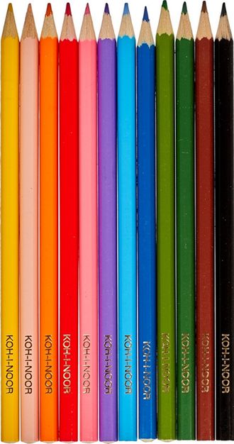 Набор цветных карандашей Koh-I-Noor BIRDS 3352 (12 цветов)