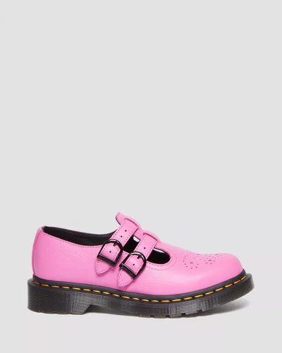 Dr Martens 8065 Virginia Leather Mary Jane Pink