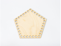 Донышко Пятиугольник 190х190 мм, фанера