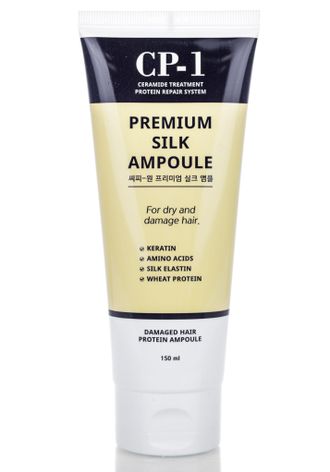 Несмываемая сыворотка для волос с протеинами шёлка, 150 мл ESTHETIC HOUSE CP-1 Premium Silk Ampoule, 150 ml