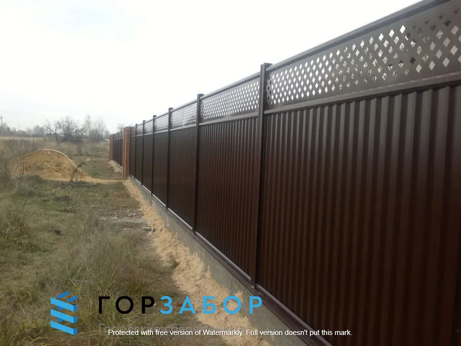 Ремонт забора из профлиста