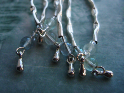 Бохо-серьги "Звон горного ручья"