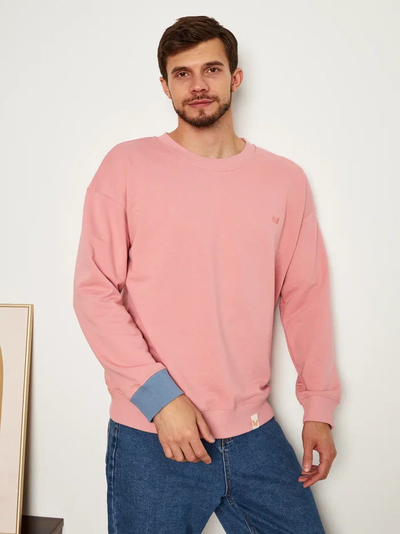 МУЖСКОЙ СВИТШОТ РОЗОВЫЙ "ВДОХНОВЕНИЕ"