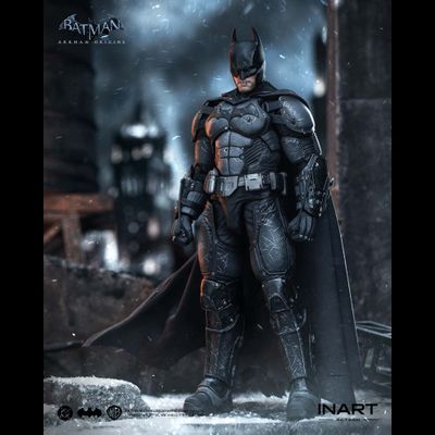 ПРЕДЗАКАЗ - Бэтмен в бою (Batman: Arkham Origins) - Коллекционная фигурка 1/12 Batman: Arkham Origins Battle-Damaged (MAGG0007) - INART ?ЦЕНА: 11900 РУБ.?