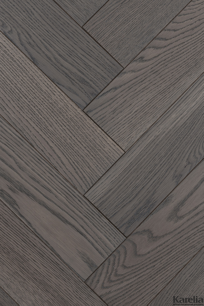 Паркетная доска Karelia Herringbone Дуб Chifon HB
