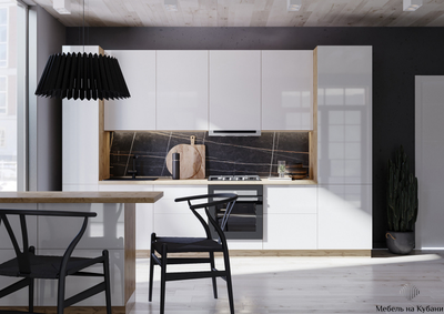 Хелмер кухня модульная с фасадами из ЛДСП разные цвета