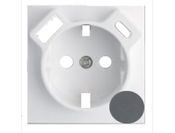 Накладка розетки с заземлением и зарядками USB, серый Logus 90 - Efapel 90630 TIS