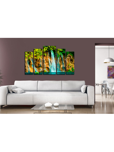Модульная картина "Водопад"