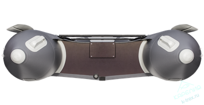 Лодка ПВХ Мастер Лодок Таймень LX3400СК Графит / Св.Серый