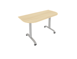 Стол радиусный складной мобильный Mobile System