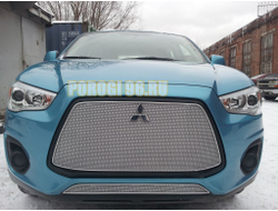 Защита радиатора Mitsubishi ASX 2013-2017 chrome низ PREMIUM