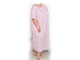 Женская длинная ночная сорочка большого размера из хлопка арт. 16523-0317 (цвет розовый) Размеры 66-80