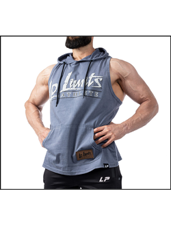 Майка с капюшоном LP Tanktop Stonewashed 2701-867 синий камень