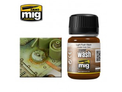 Ammo MIG: Смывка "Light Rust Wash" (35 мл.)