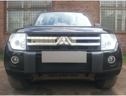 Защита радиатора Mitsubishi Pajero IV 2006-2011 black