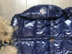 М. 260 Комбинезон Moncler лаковый синий (80)