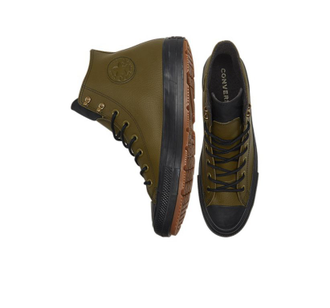 Зимние кеды Converse All Star зеленые