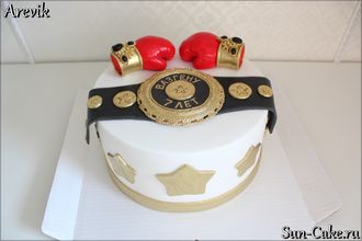 Торт для боксёра