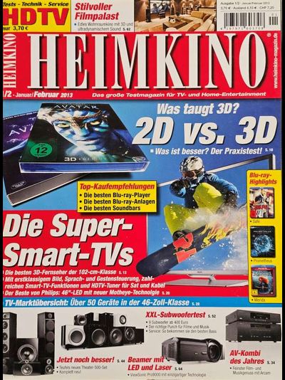 Heimkino Magazine January-February 2013, Иностранные журналы, intpressshop