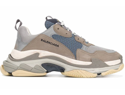 Balenciaga Triple S Серые с белым